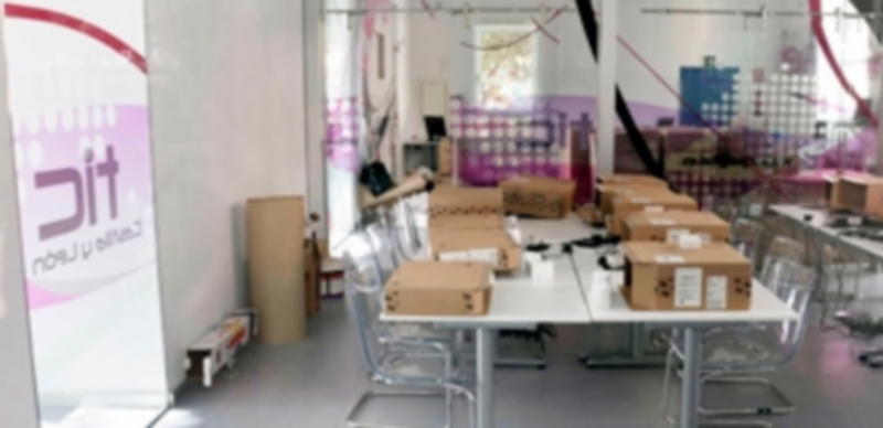 Imagen del interior del centro CyL Digital de Segovia. / Juan Martín