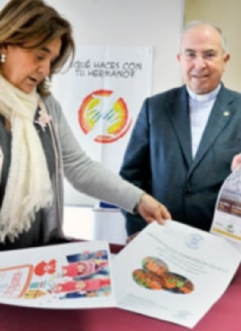 La presidenta de Cáritas