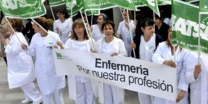 Imagen de archivo de una protesta organizada por el sindicat0 en Segovia./Kamarero