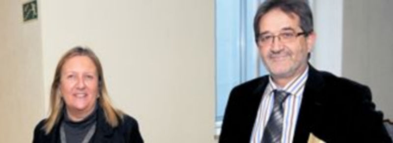 María Teresa Rodrigo y Juan Francisco Rodríguez./Kamarero