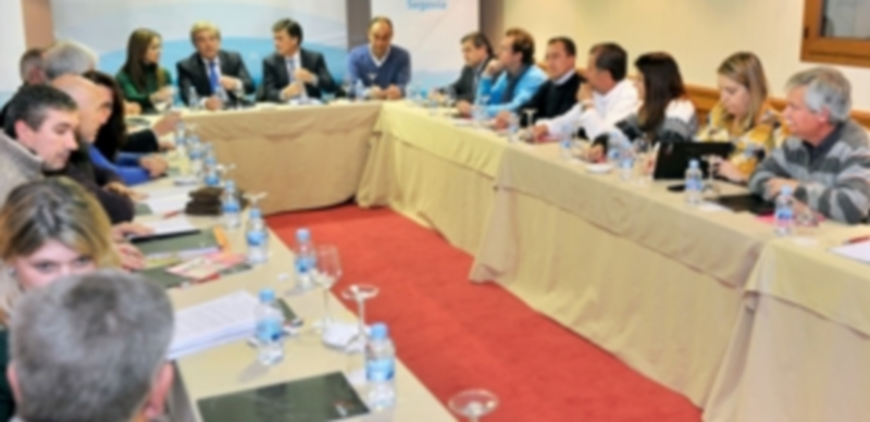 La consejera Silvia Clemente; el portavoz del PP en el Senado