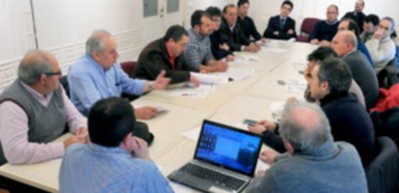 La Diputación alberga desde el pasado mes de enero las reuniones de las mesas de porcino