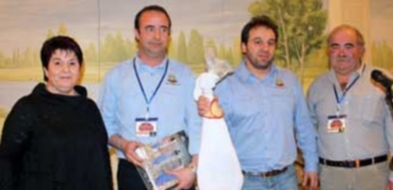 La concejala de Cultura Clara Luquero y el director de la prueba