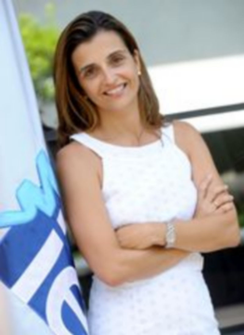 La profesora Cristina Cruz.