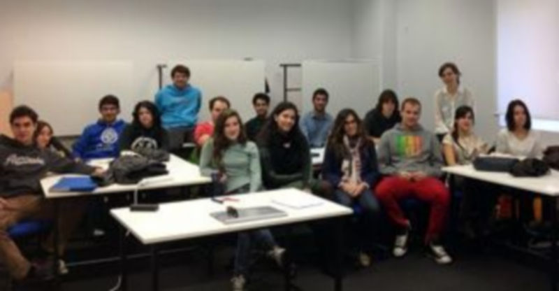 El grupo de alumnos universitarios que hará el trabajo de campo. / IE Universidad