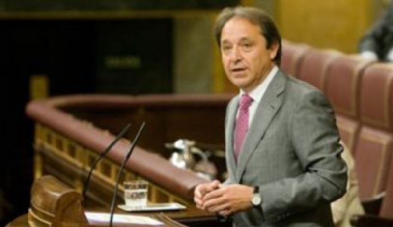 El diputado Juan Luis Gordo interviene en el Congreso. / El Adelantado