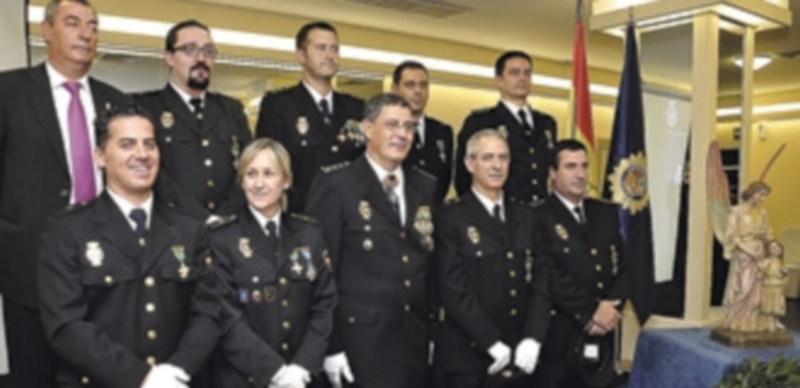 Varias de las personas condecoradas