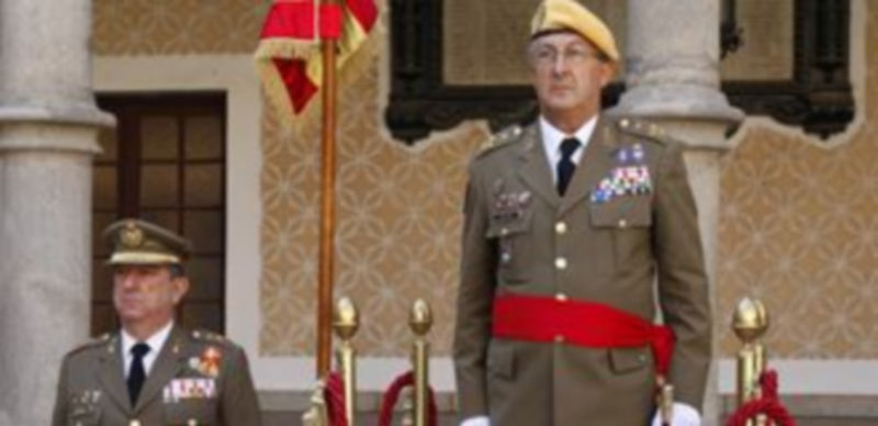 El jefe de la UME presidió los actos del aniversario. / Diego de Miguel