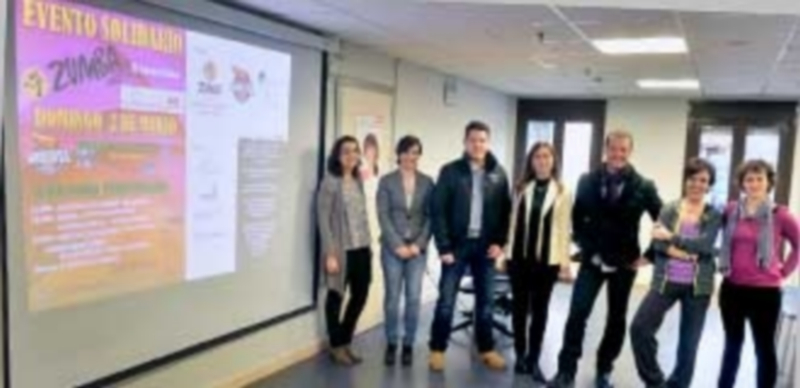 Los colaboradores del evento solidario en beneficio de Fundación ANAR