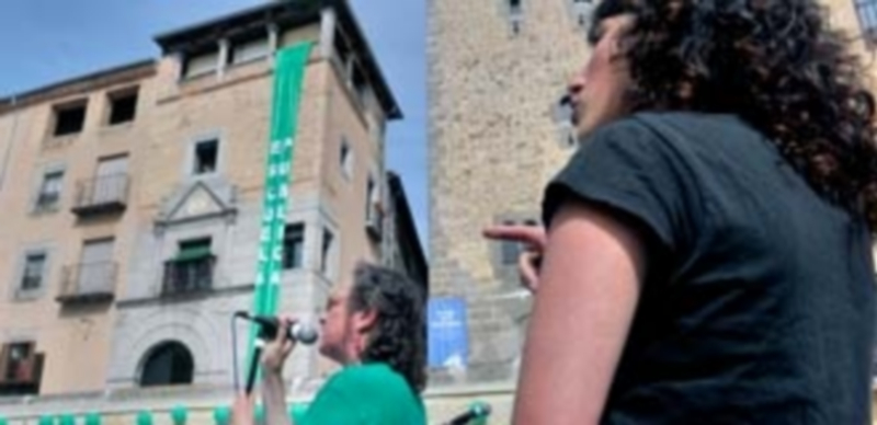 La fiesta se celebró en la plaza de San Martín