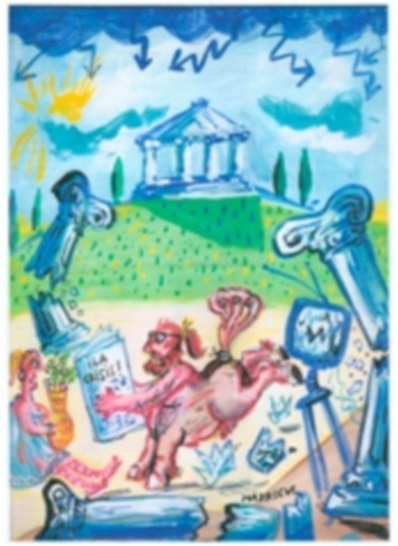 La viñeta de Madrigal galardonada con el primer premio. / Antonio Madrigal