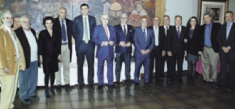 Un selecto grupo de empresarios segovianos compartió con EL ADELANTADO  el tradicional encuentro navideño./ Juan Martín