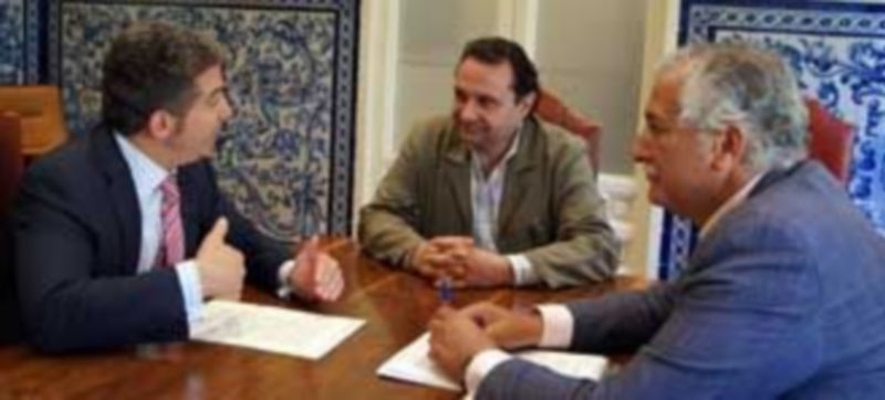 Pedro Arahuetes con Pedro Palomo