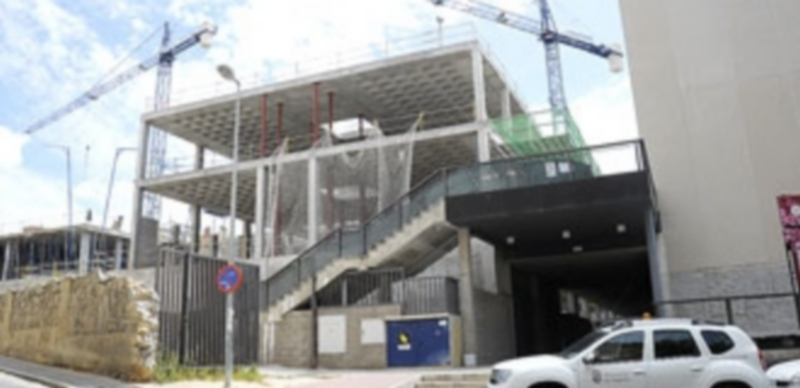 Las obras de la segunda fase del campus María Zambrano de la Universidad de Valladolid comenzaron el pasado año. / KAMARERO