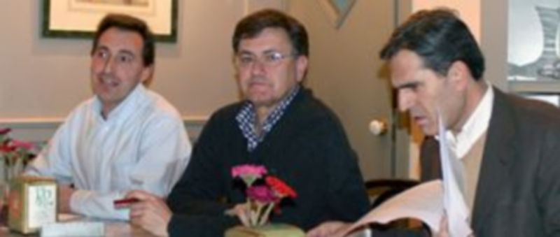 El concejal Alvaro Pajas con el presidente provincial del PP