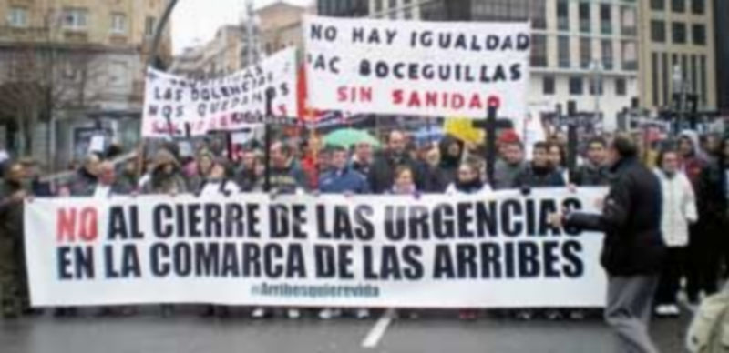 Las protestas por el cierre de las urgencias nocturnas en centros rurales han llegado al Procurador de lo Común. / E. A.