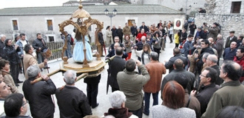 La imagen en el parque arqueológico de San Esteban