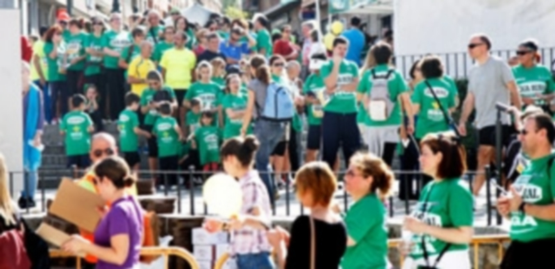 Imagen de una edición anterior de la Carrera Popular y Marcha Solidaria de Segovia Caja Rural. / El Adelantado