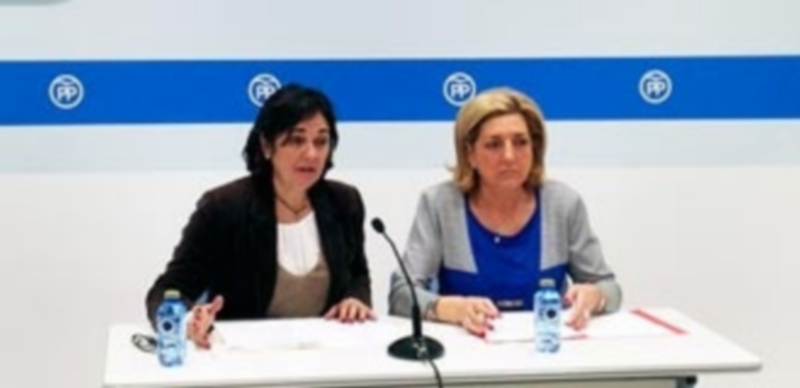 Beatriz Escudero y Paloma Sanz presentaron las propuestas populares del programa electoral. / El Adelantado