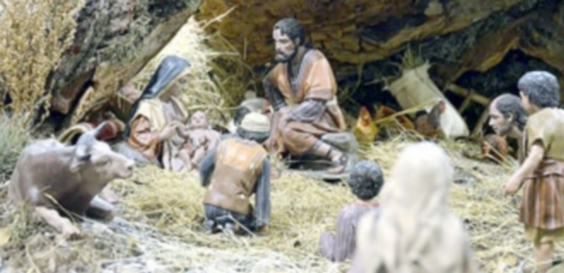 Uno de los belenes presentados al concurso el pasado año. / EL ADELANTADO