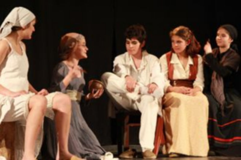 Una de las actuaciones de la pasada edición de la Muestra de Teatro que organiza el Andrés Laguna.