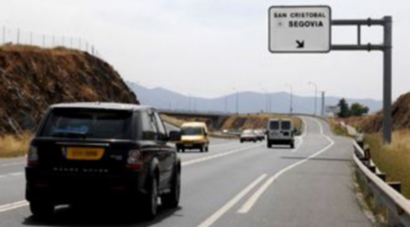 Imagen de uno de los tramos de la SG-20