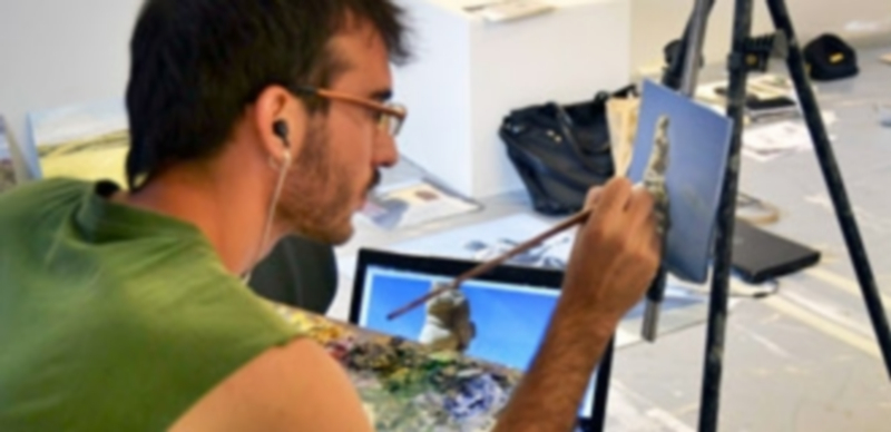 El Curso de Pintores Pensionados inicia sus actividades el 3 de agosto 1 Los jóvenes artistas de las escuelas de Bellas Artes vuelven a Segovia para descubrir sus rincones./ Borja Martín