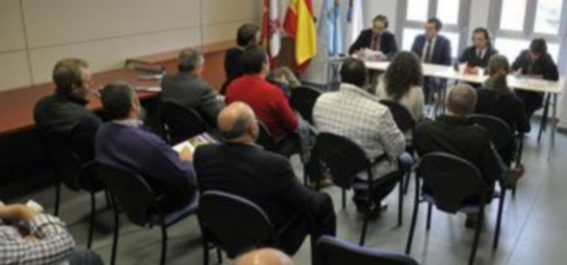 La asamblea de Asetra se celebró el pasado sábado en el Centro de Transportes de Segovia. / Juan Martín