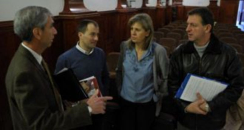 Representantes de la Asociación de Profesores de Enseñanza Secundaria./J.Martín