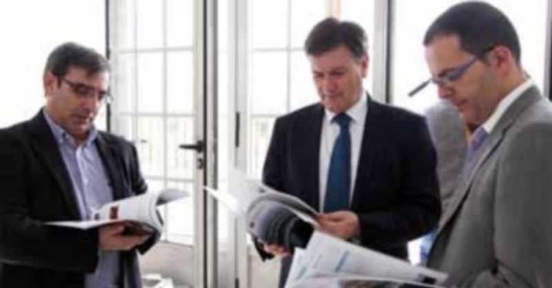 Imagen de la presentación del Informe de Gestión 2013 en el pabellón de la Faisanera. / El Adelantado