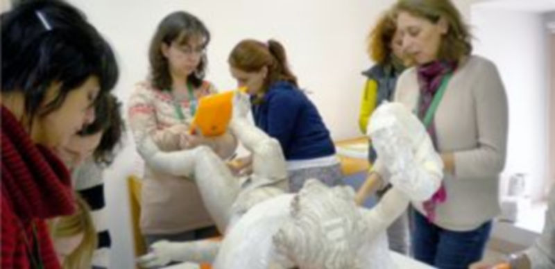 Estudiantes del curso de Patrimonio Cultural