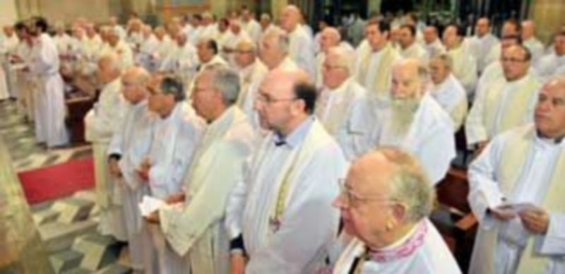El 48% del clero diocesano en Segovia supera los 65 años de edad 1 Los sacerdotes de la provincia