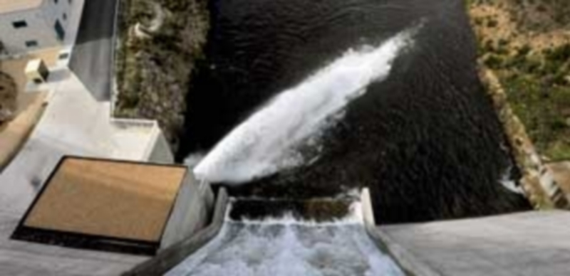 Presa sobre el río Ceguilla