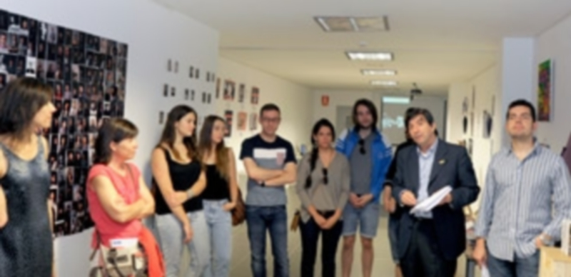 Imágenes de la exposición que fue ayer inaugurada por el decano Agustín García Matilla