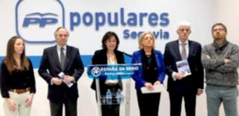 Los candidatos al Congreso y al Senado por el PP de Segovia