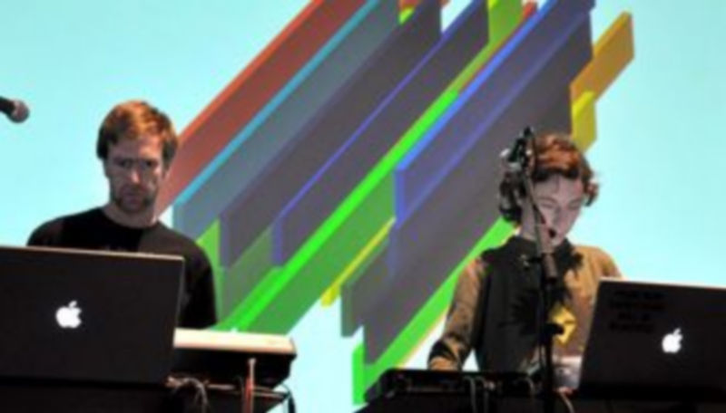 Dos de los componentes del grupo Midi Lidi