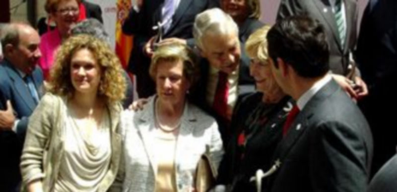 Los miembros de la familia Yagüe del Real