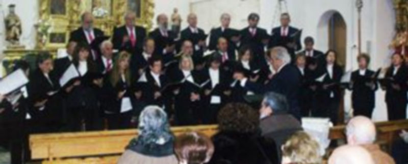 Una de las últimas actuaciones de la Coral Voces de Castilla. / El Adelantado