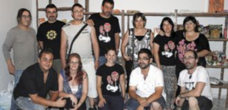 Algunos de los promotores del centro