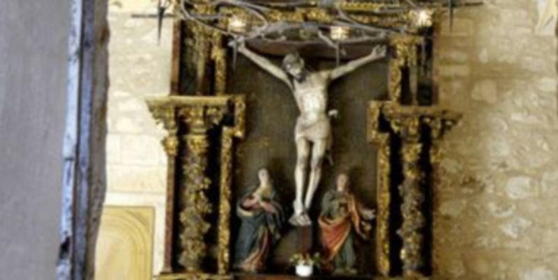 La imagen de Cristo en la cruz