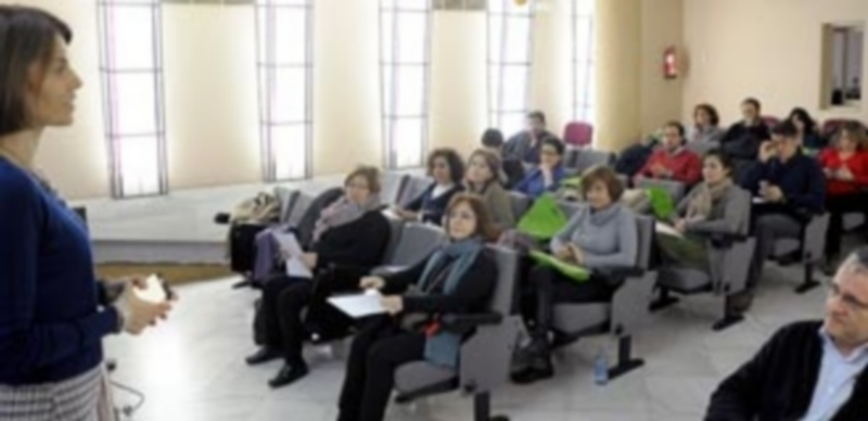 Los cursos tuvieron lugar en el salón de actos de la Diputación. / Kamarero