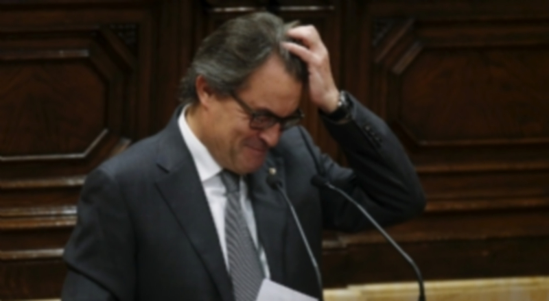 Artur Mas no consigue el apoyo del Parlament 1 El presidente en funciones de la Generalitat
