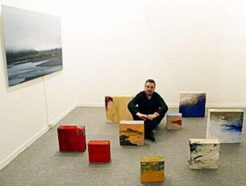 El artista segoviano Alberto Reguera