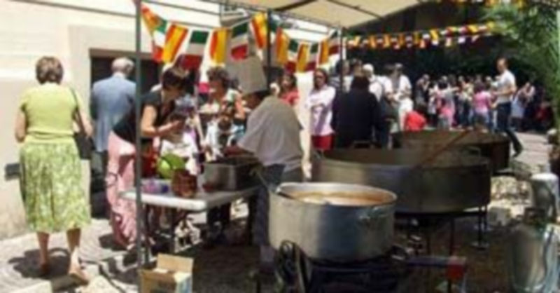 Los stands de Segovia en el Instituto Cervantes de Roma
