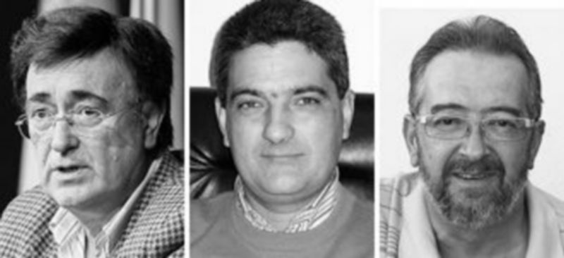 De izq. a dcha: Jesús Gacía Pastor (Cuéllar)