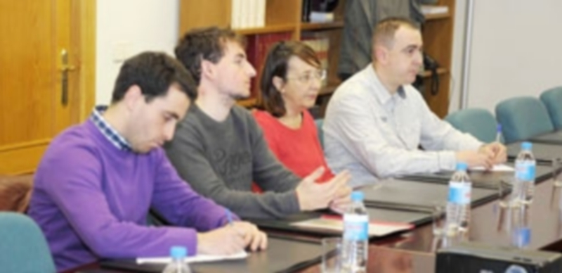 Los responsables de las asociaciones de usuarios de Segovia y Ávila. / Kamarero