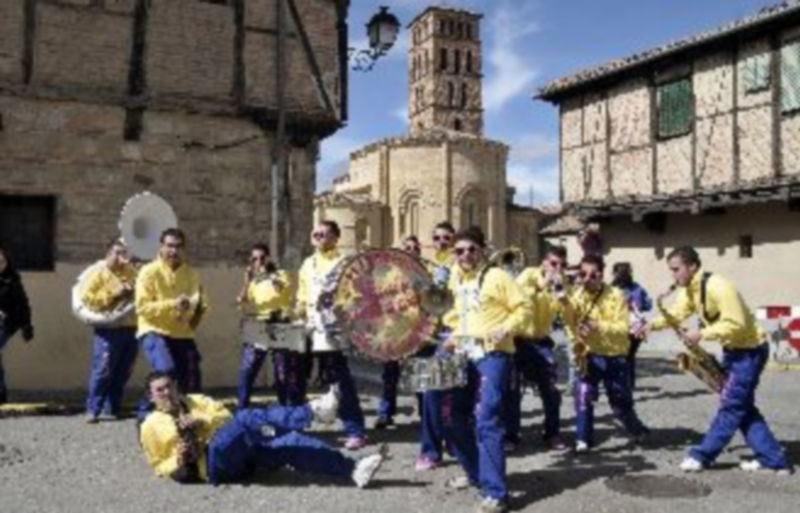 Una de las charangas participantes