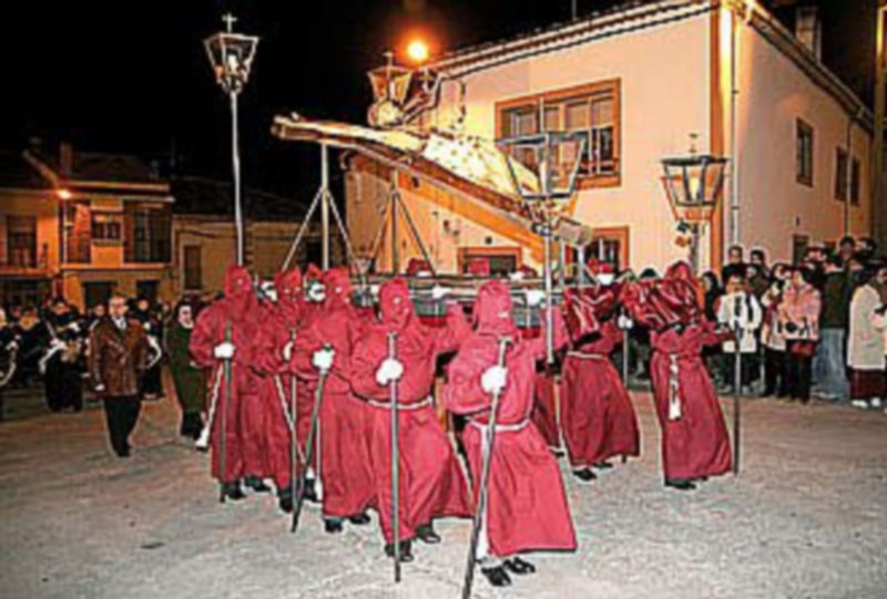 Imagen del Cristo de San Gil a su salida del templo de San Andrés./GABRIEL GÓMEZ