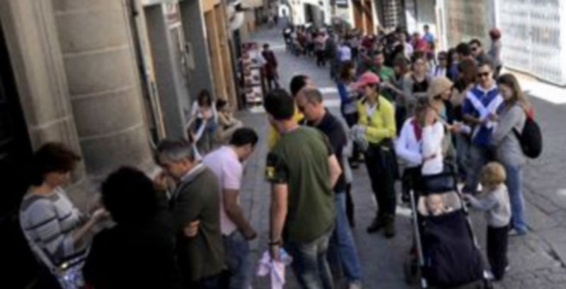 Un nutrido grupo de espectadores