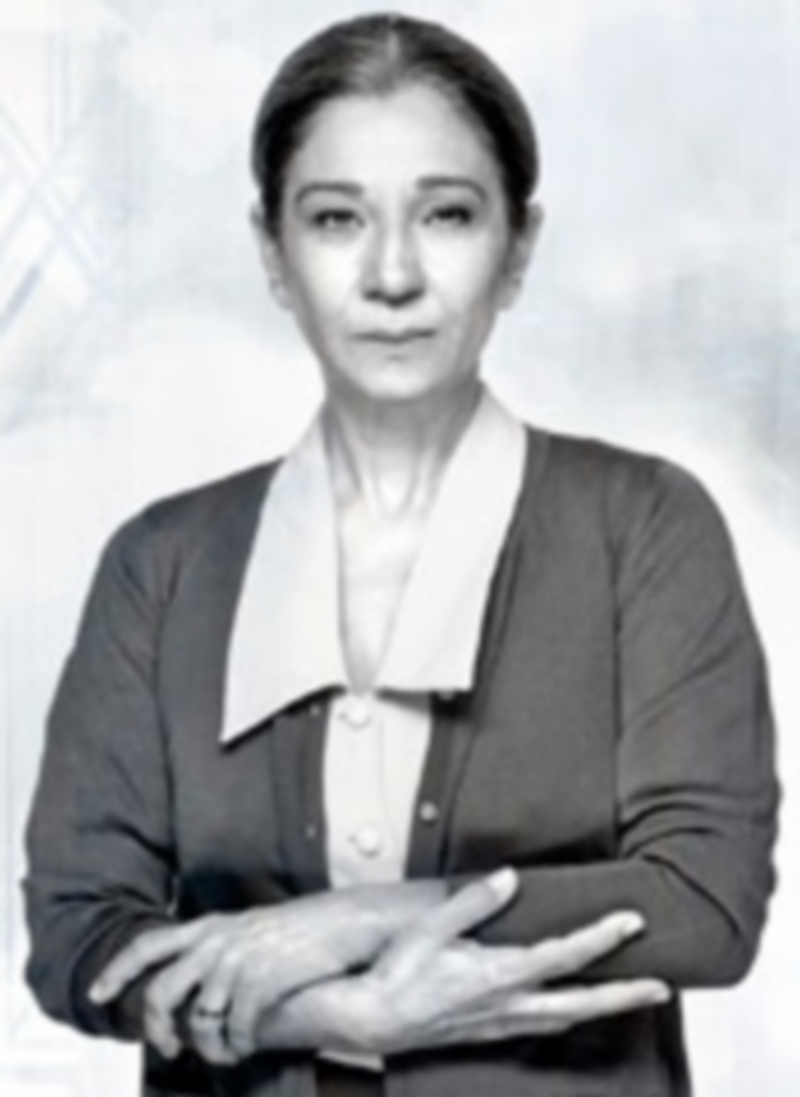 Lolita caracterizada como Natalia ‘La Colometa’. / Sergio Parra